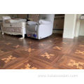 Black walnut solid wood parquet flooring indoor